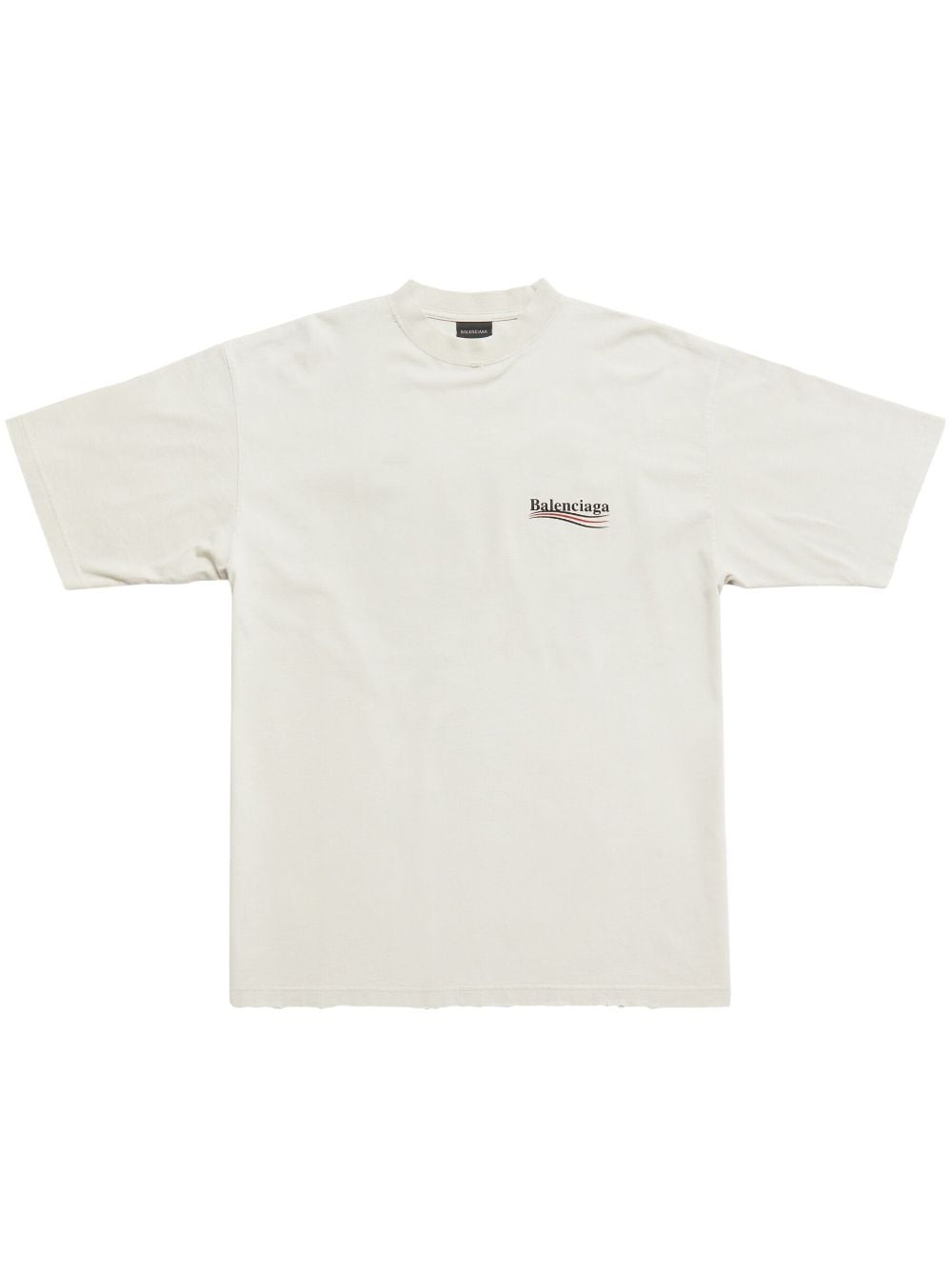 Balenciaga T-shirt met logoprint - Beige