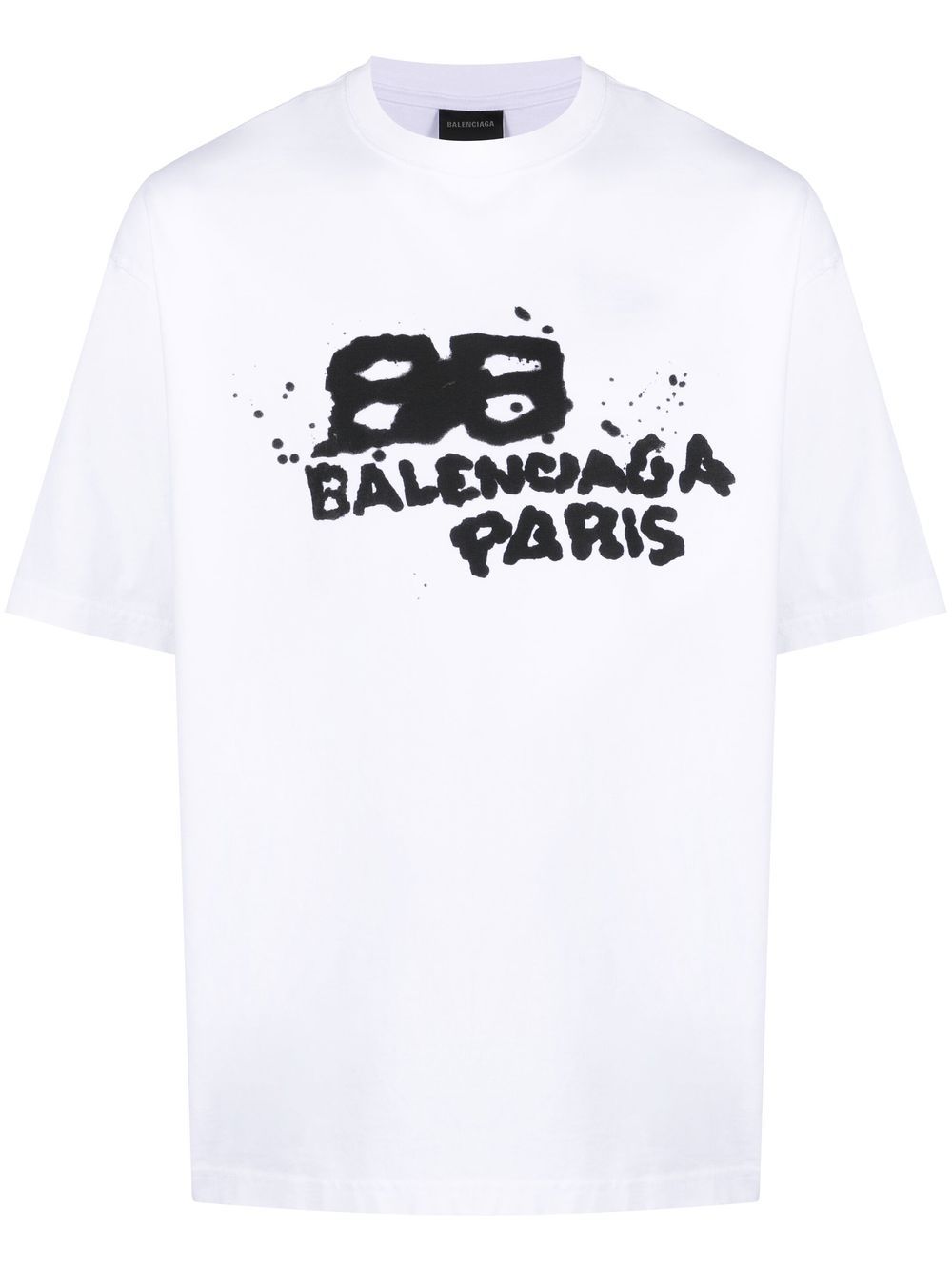 Balenciaga T-shirt met logoprint - Wit