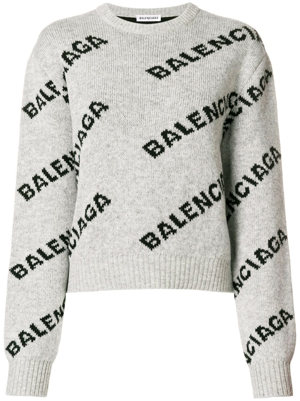 Balenciaga trui met logo - Grijs