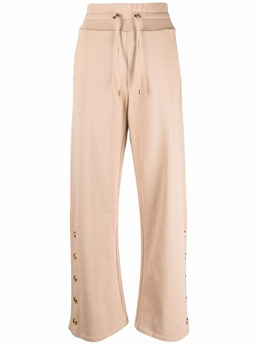 Balmain Broek met knoop detail - Beige