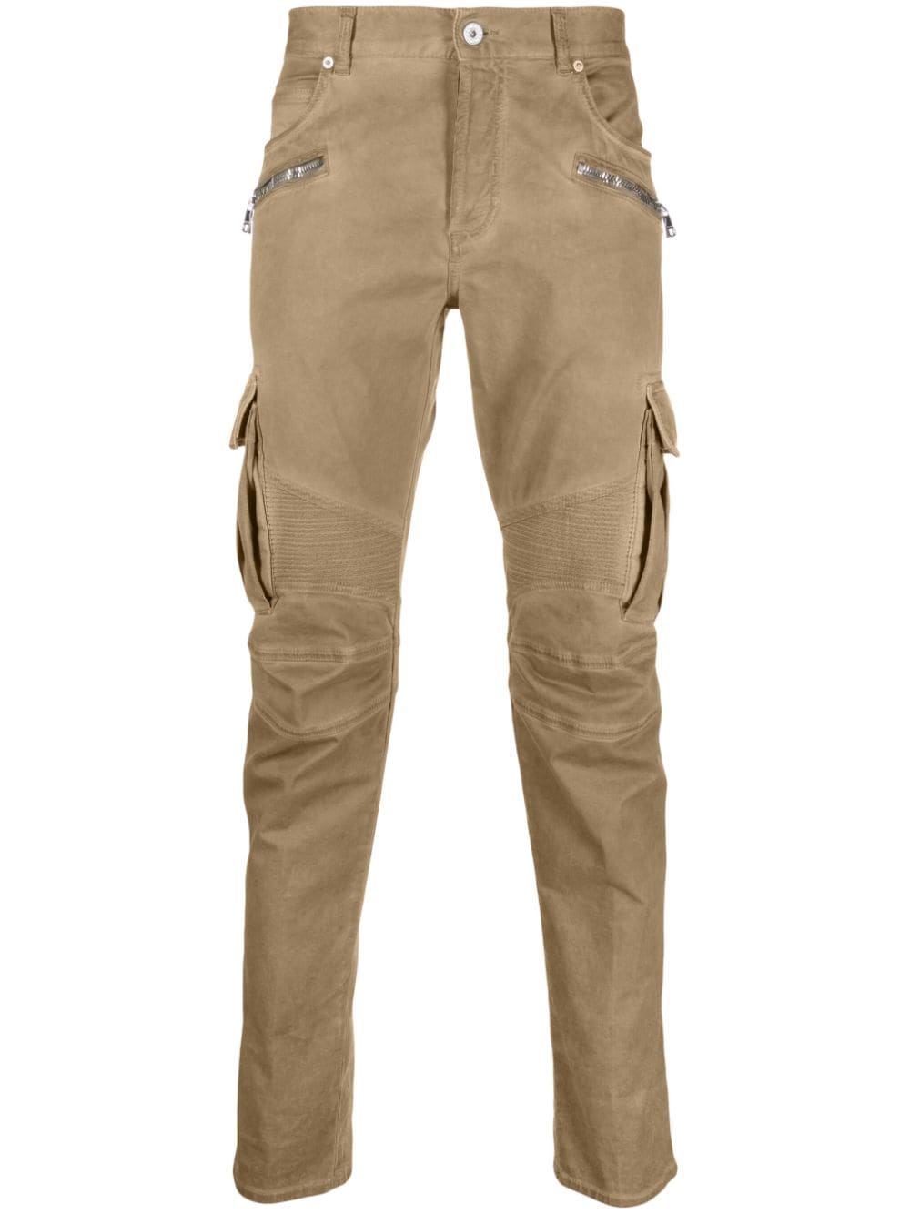 Balmain Broek met ritsdetail - Beige