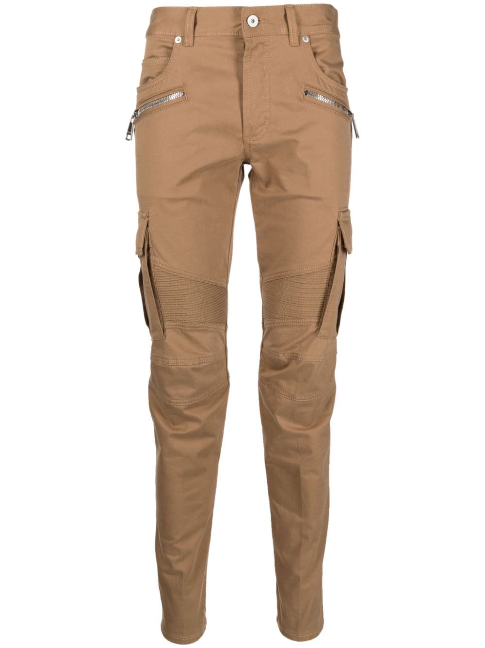 Balmain Broek met toelopende pijpen - Bruin