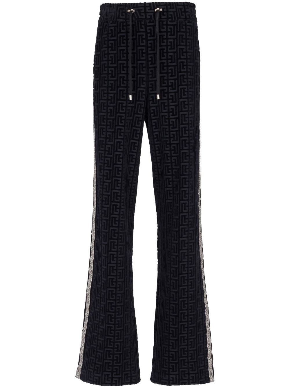 Balmain Broek met zijstreep - Zwart