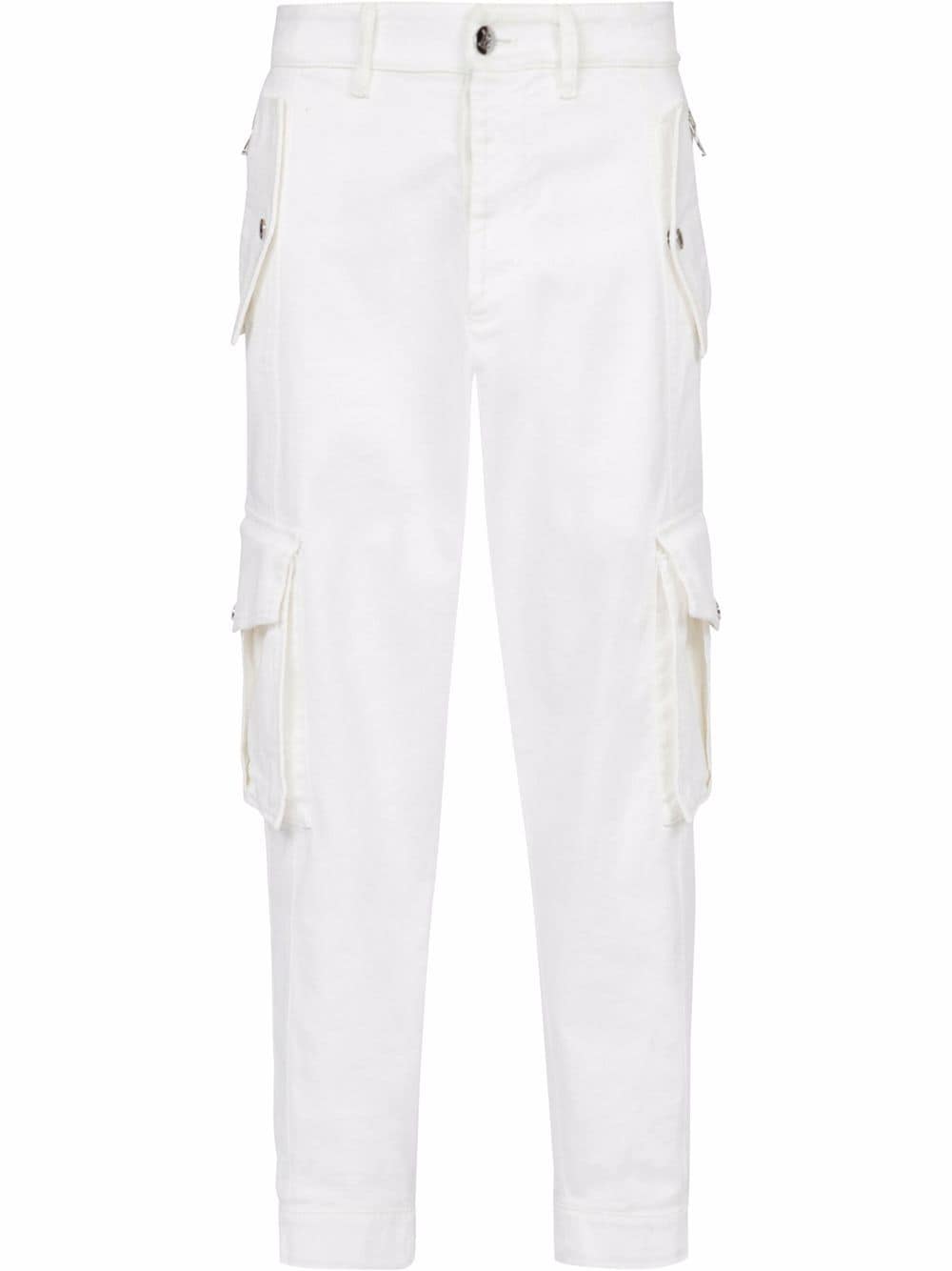 Balmain Jeans met toelopende pijpen - Beige