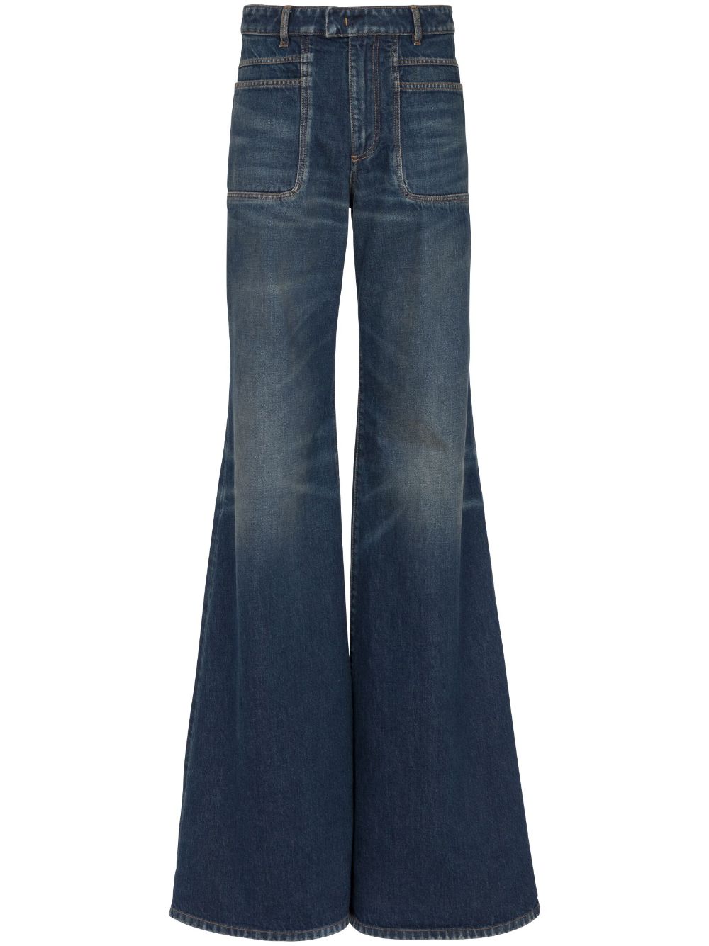 Balmain Jeans met wijde pijpen - Blauw