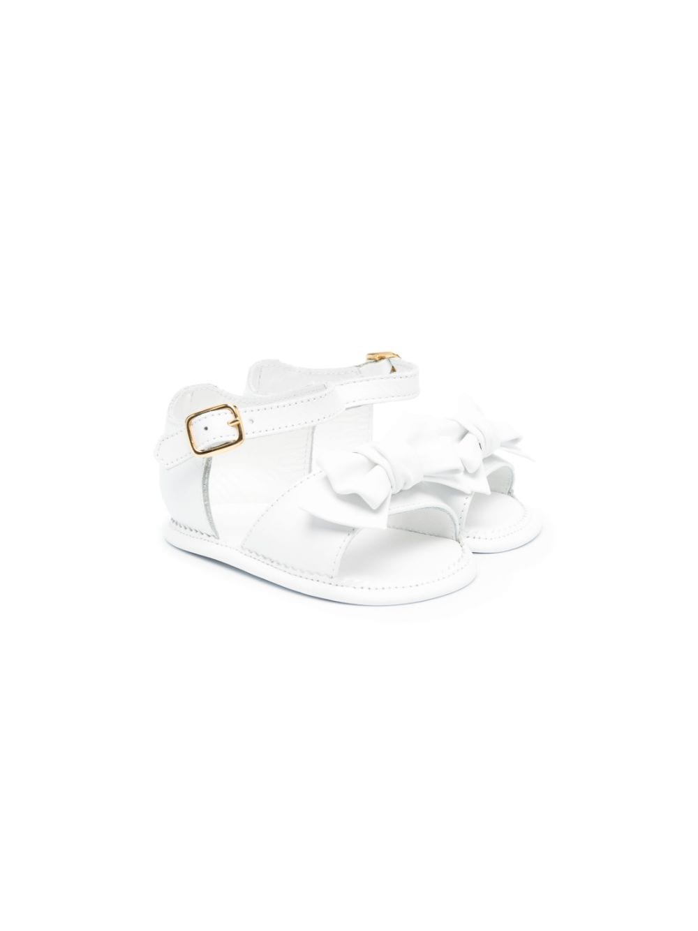 Balmain Kids Sandalen met strikdetail - Wit