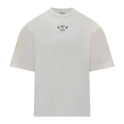 Bandana Skate Tee - Streetwear Mode Off White , White , Heren