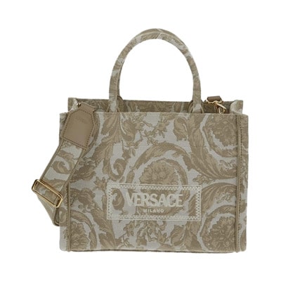 Barok Tas van Canvas Versace , Beige , Dames