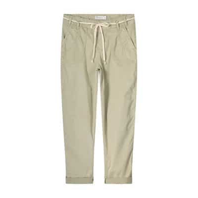 Barrel Fit Tencel Twill Broek Summum Woman , Green , Dames