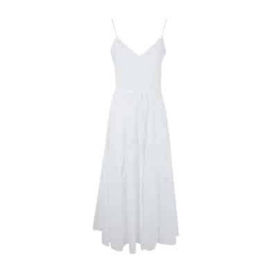 Basic Jurk Twinset , White , Dames