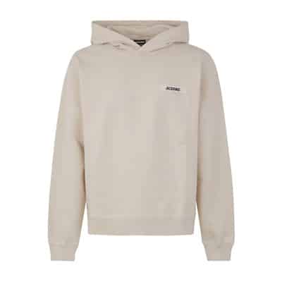 Beige Gros Grain Hoodie Jacquemus , Beige , Heren