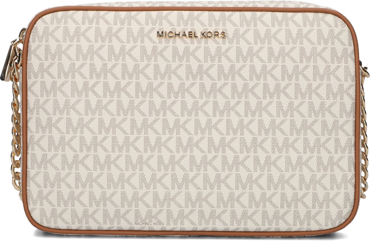 Beige Michael Kors Schoudertas Lg Ew Crossbody