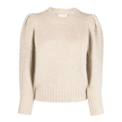 Beige Mohair-Blend Gebreide Trui Isabel Marant , Beige , Dames