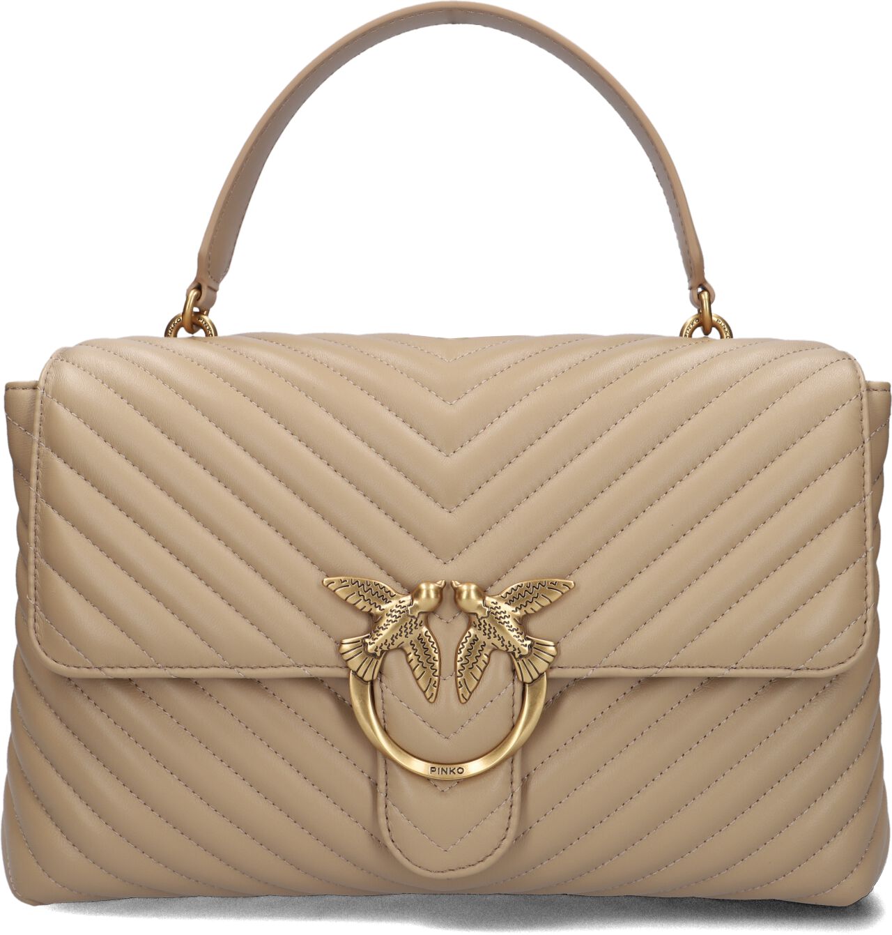 Beige Pinko Handtas Love Lady Puff Big Cl Sheep