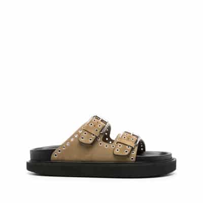 Beige Platte Schoenen Lenny Isabel Marant , Beige , Dames