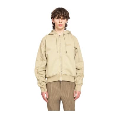 Beige Rits Trui Jacquemus , Beige , Heren