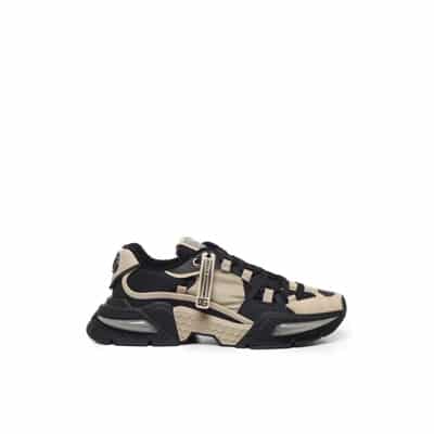 Beige Sneakers met Katoenmix Dolce & Gabbana , Beige , Heren