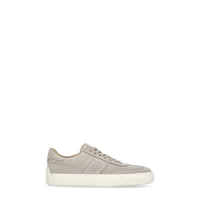 Beige Sneakers van Pebbleleer Tod's , Beige , Heren