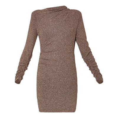 Betoverende Jurk in Oud Roze met Metallic Glitter - Exclusief bij Leurink Mode! Liu Jo , Brown , Dames