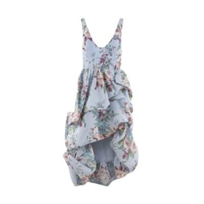 Blauwe Barkcloth Bloemen Organza Jurk Zimmermann , Blue , Dames