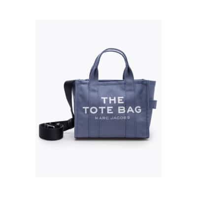 Blauwe Denim Mini Tote Tas Marc Jacobs , Blue , Dames