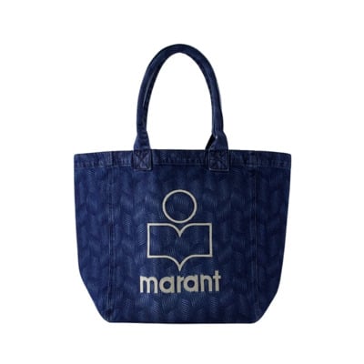 Blauwe Katoenen Tote Tas - Yenky Ga Isabel Marant , Blue , Dames