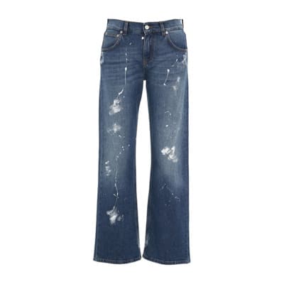 Blauwe Ss24 Dames Jeans Mauro Grifoni , Blue , Dames