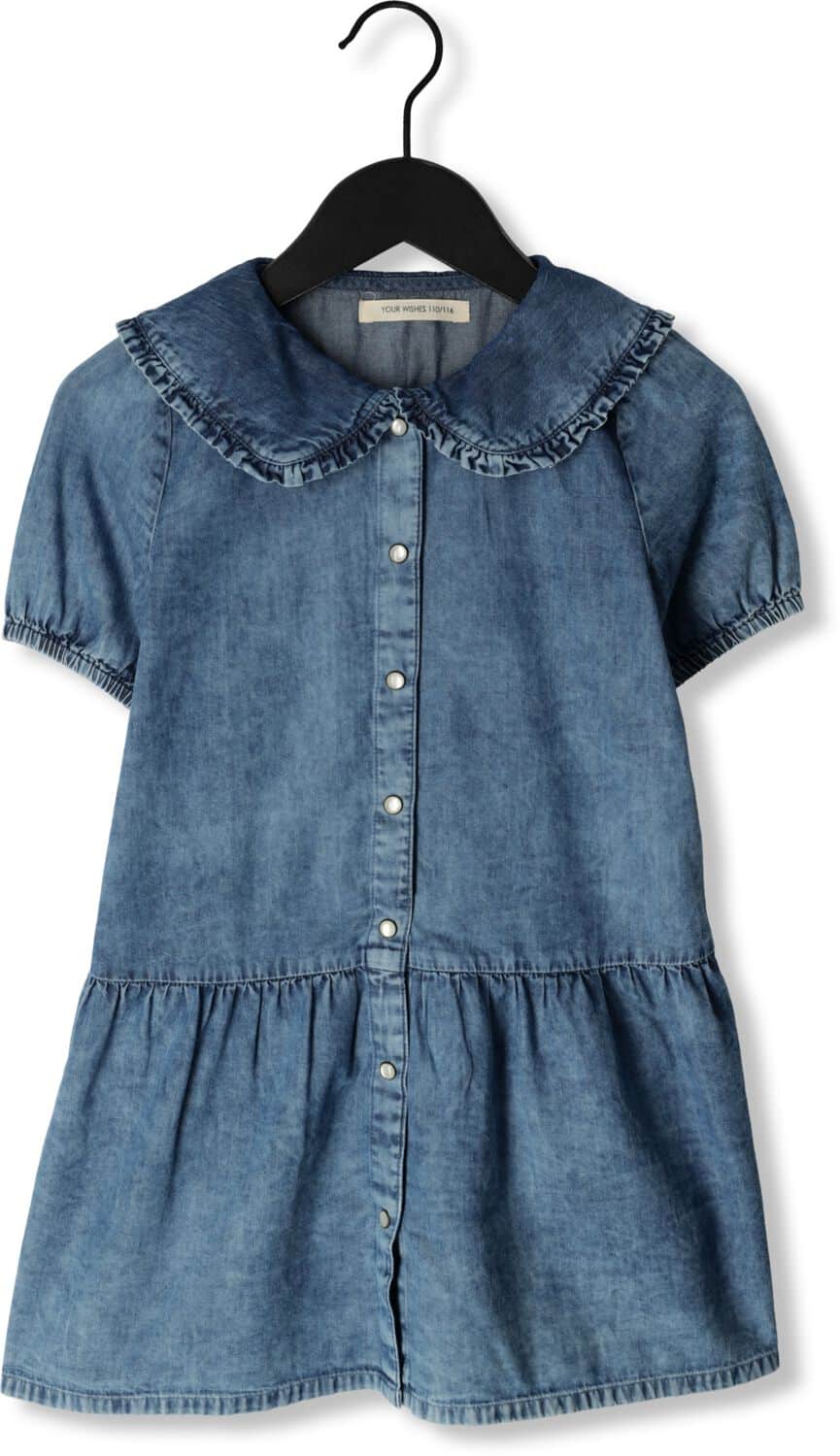 Blauwe Your Wishes Mini Jurk Kendall Chambray