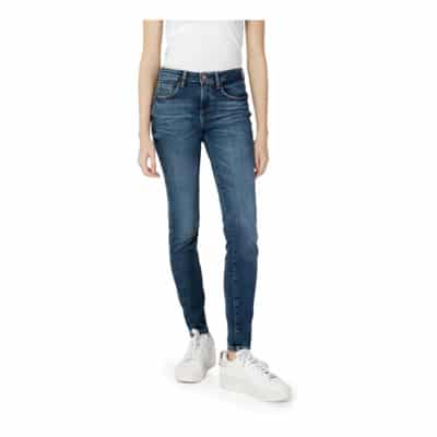 Blauwe effen dames jeans Guess , Blue , Dames