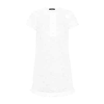 Bloemen Geborduurde Jurk Twinset , White , Dames