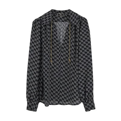 Blouses Elisabetta Franchi , Black , Dames