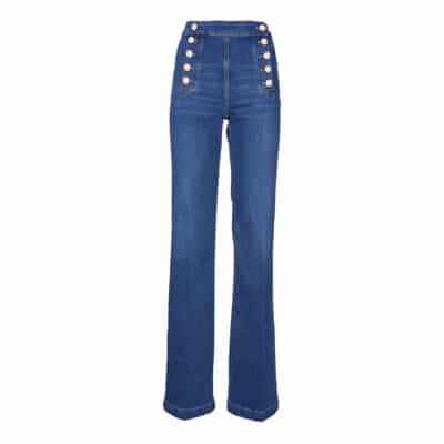 Boot-cut Jeans Elisabetta Franchi , Blue , Dames