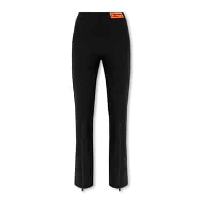 Broek met logo Heron Preston , Black , Dames