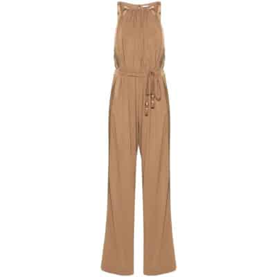 Bruine Halternek Jurk met Touwdetails Max Mara , Brown , Dames