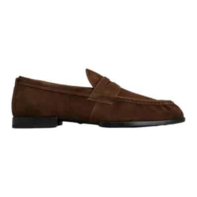 Bruine Suède Loafers Tod's , Brown , Heren