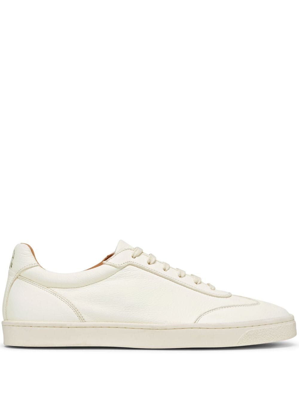 Brunello Cucinelli Low-top sneakers met logoprint en vlakken - Wit