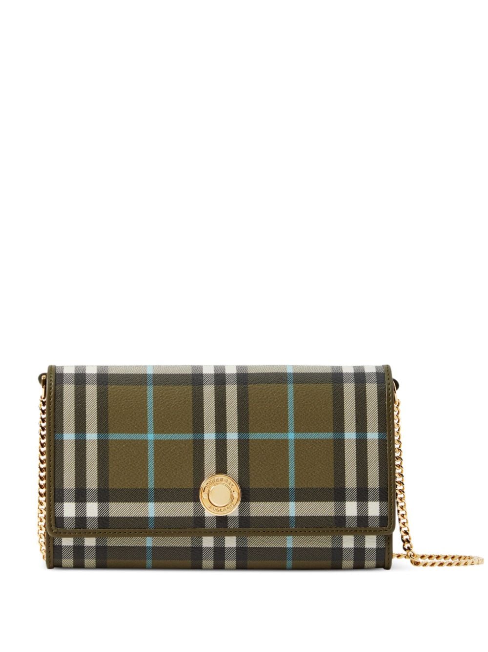 Burberry Hampshire geruite tas - Groen