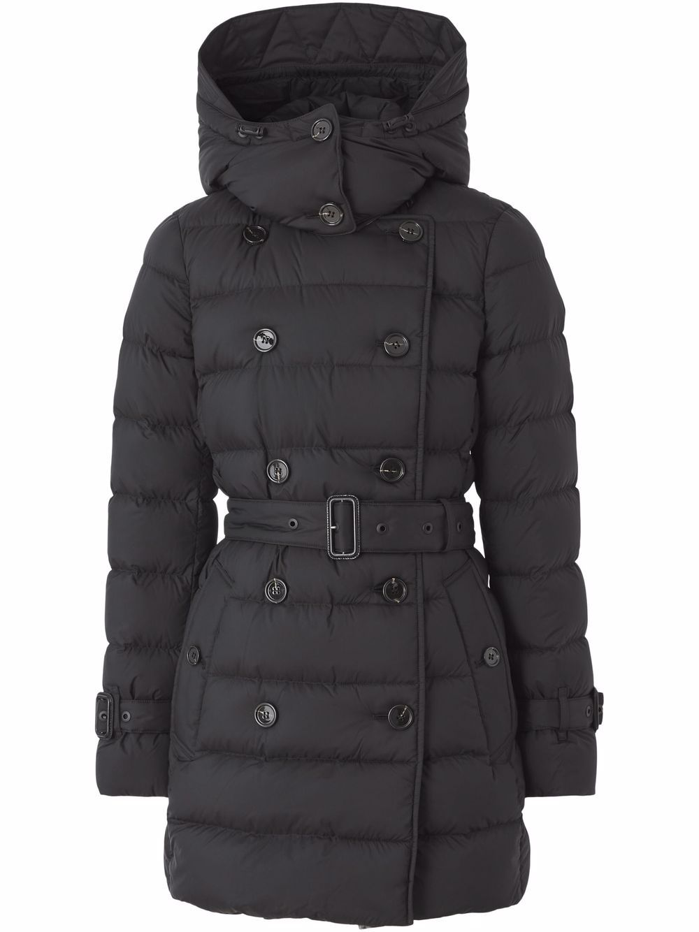 Burberry Jas met afneembare capuchon - Zwart