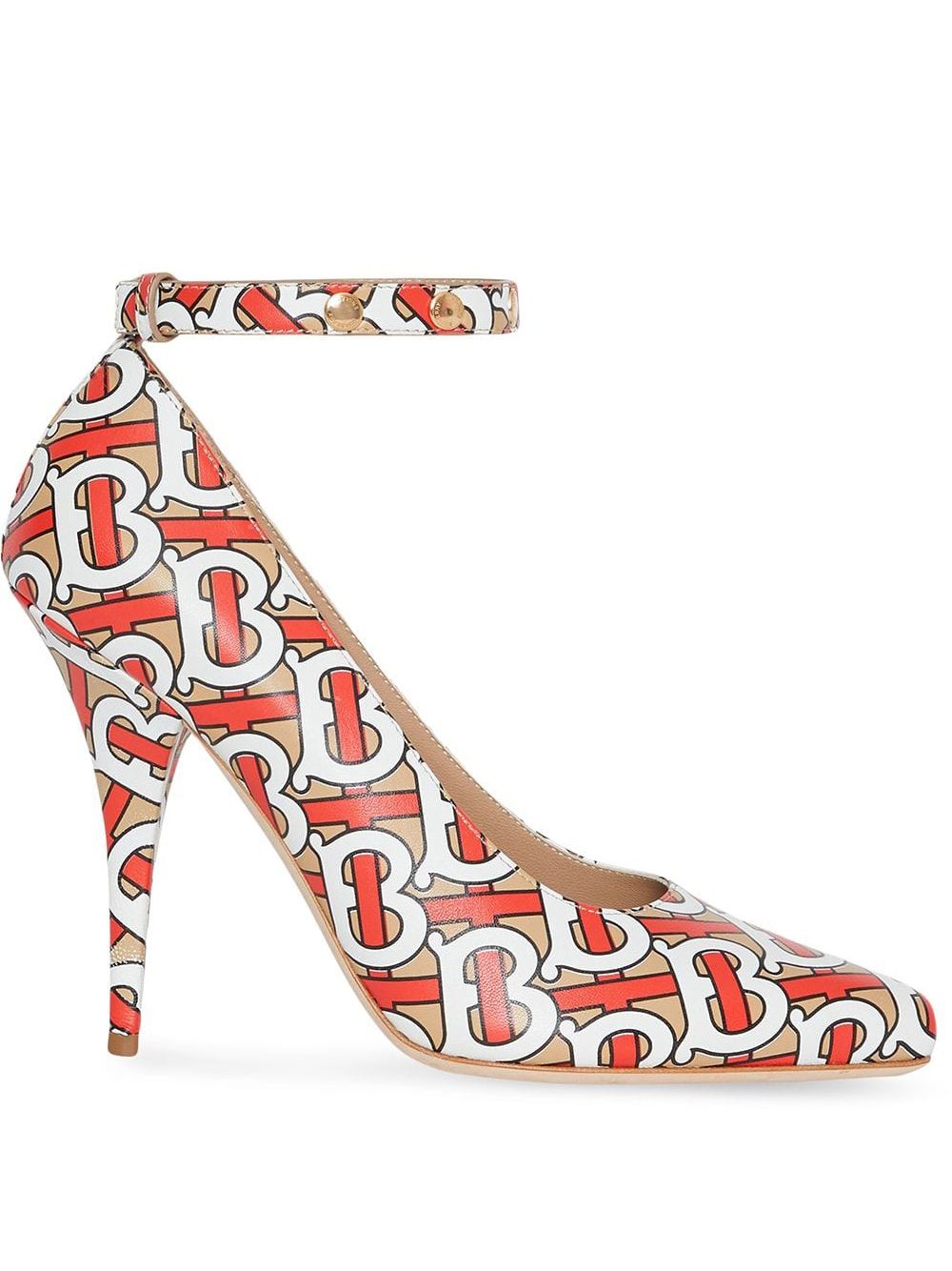 Burberry Monogram pumps met puntige neus - Oranje