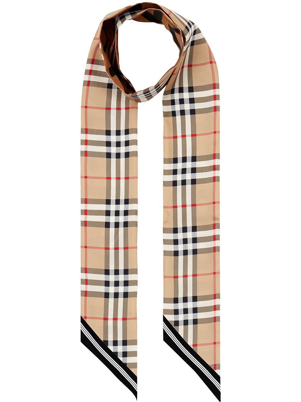 Burberry Sjaal met vintage ruit - Beige