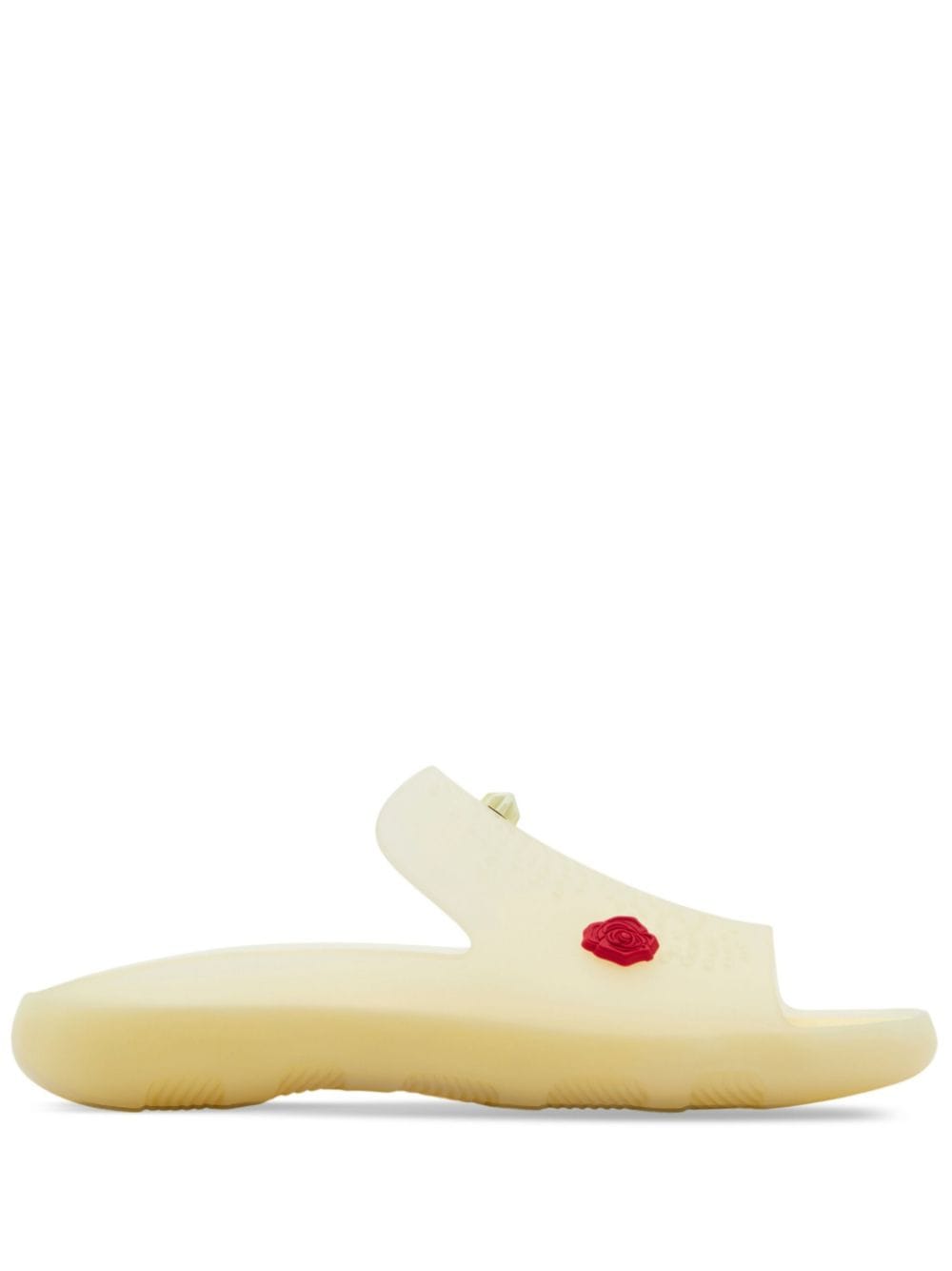 Burberry Slippers met applicatie - Beige