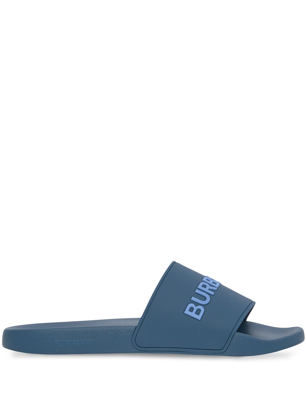 Burberry Slippers met logoprint - Blauw