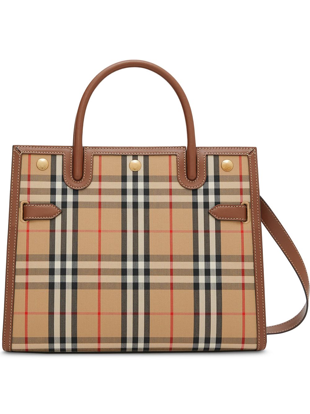 Burberry Tas met vintage ruit - Bruin