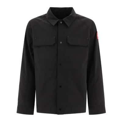 Burnaby Chore Overshirt Jas Canada Goose , Black , Heren