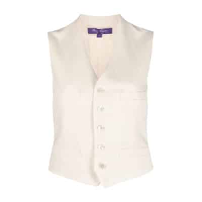 Butter Jaiden Vest Ralph Lauren , Yellow , Dames