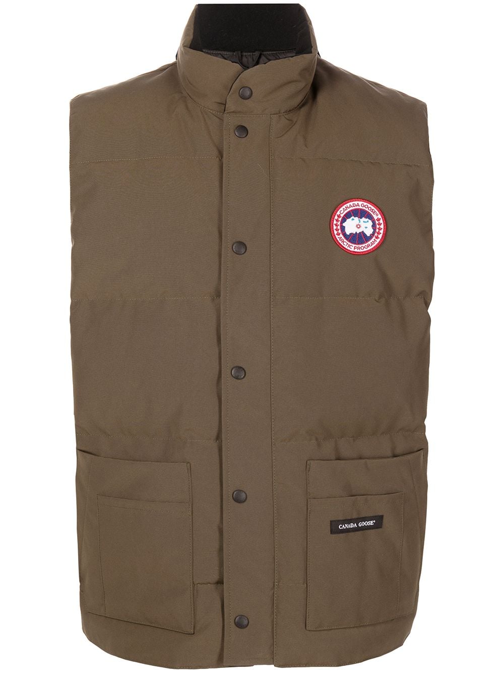 Canada Goose Bodywarmer met logopatch - Groen