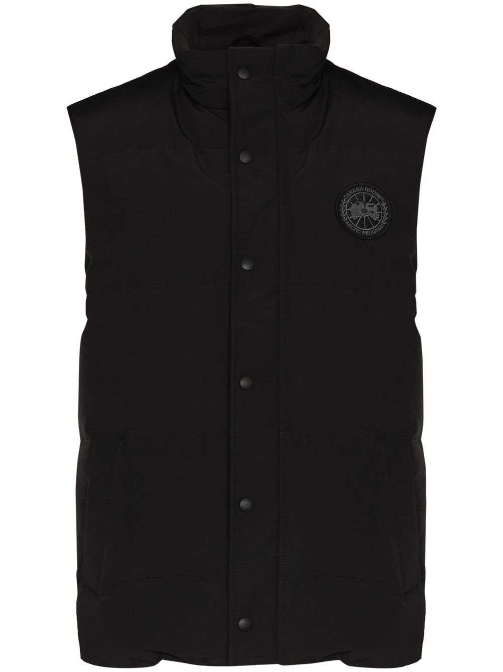 Canada Goose Bodywarmer met logopatch - Zwart