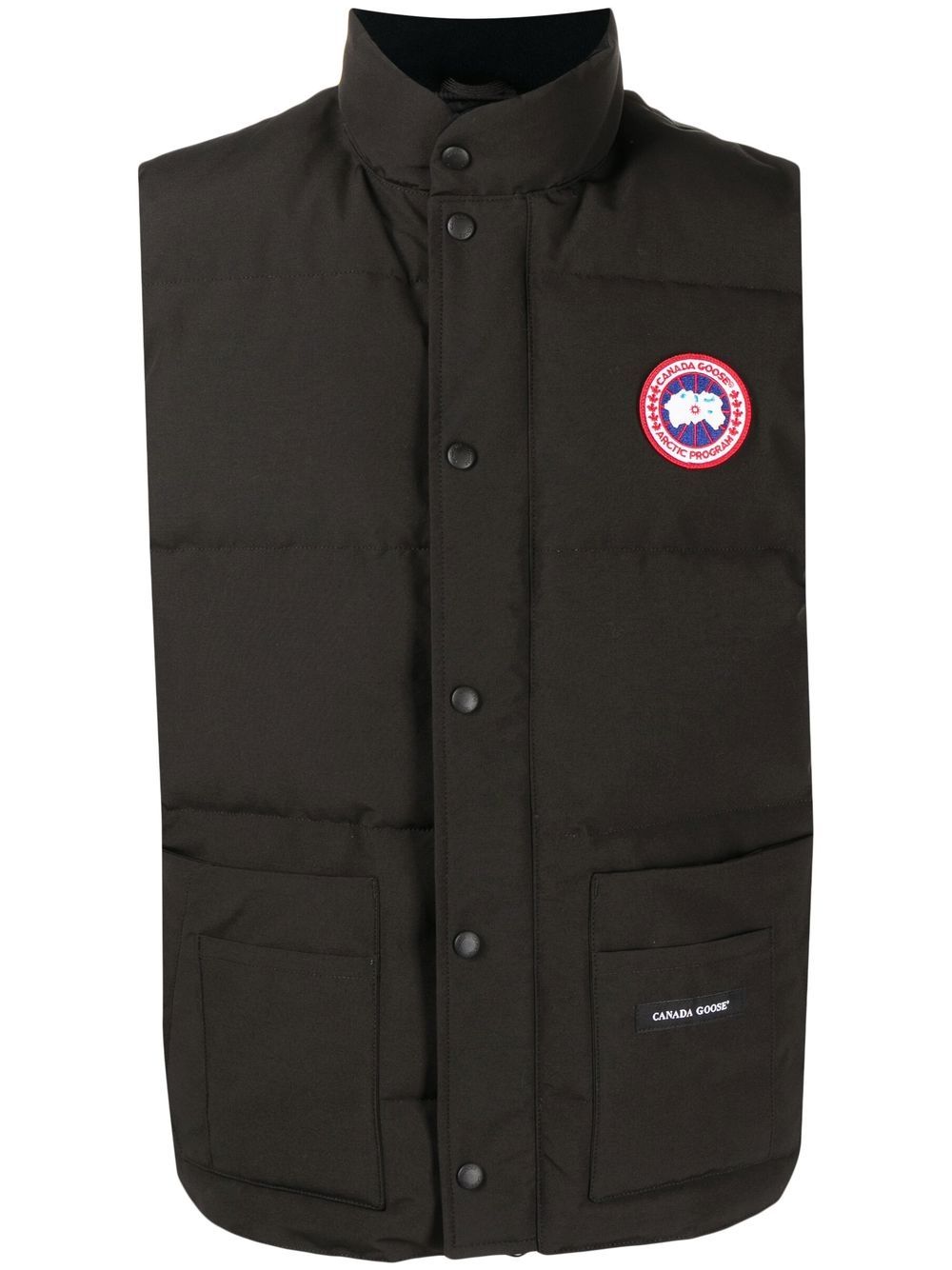 Canada Goose Bodywarmer met logopatch - Zwart