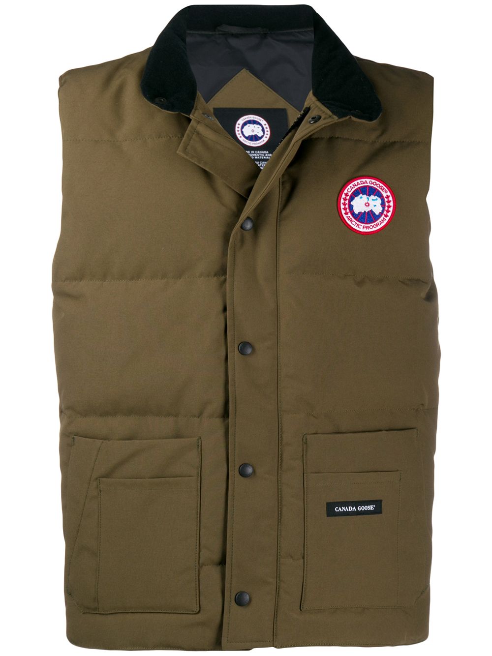 Canada Goose Gevoerde bodywarmer - Groen