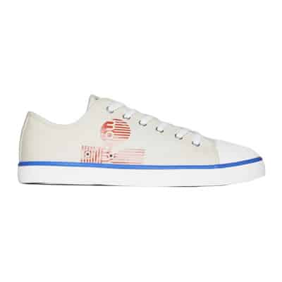 Canvas Sneakers met Zijlogo Isabel Marant , Beige , Dames